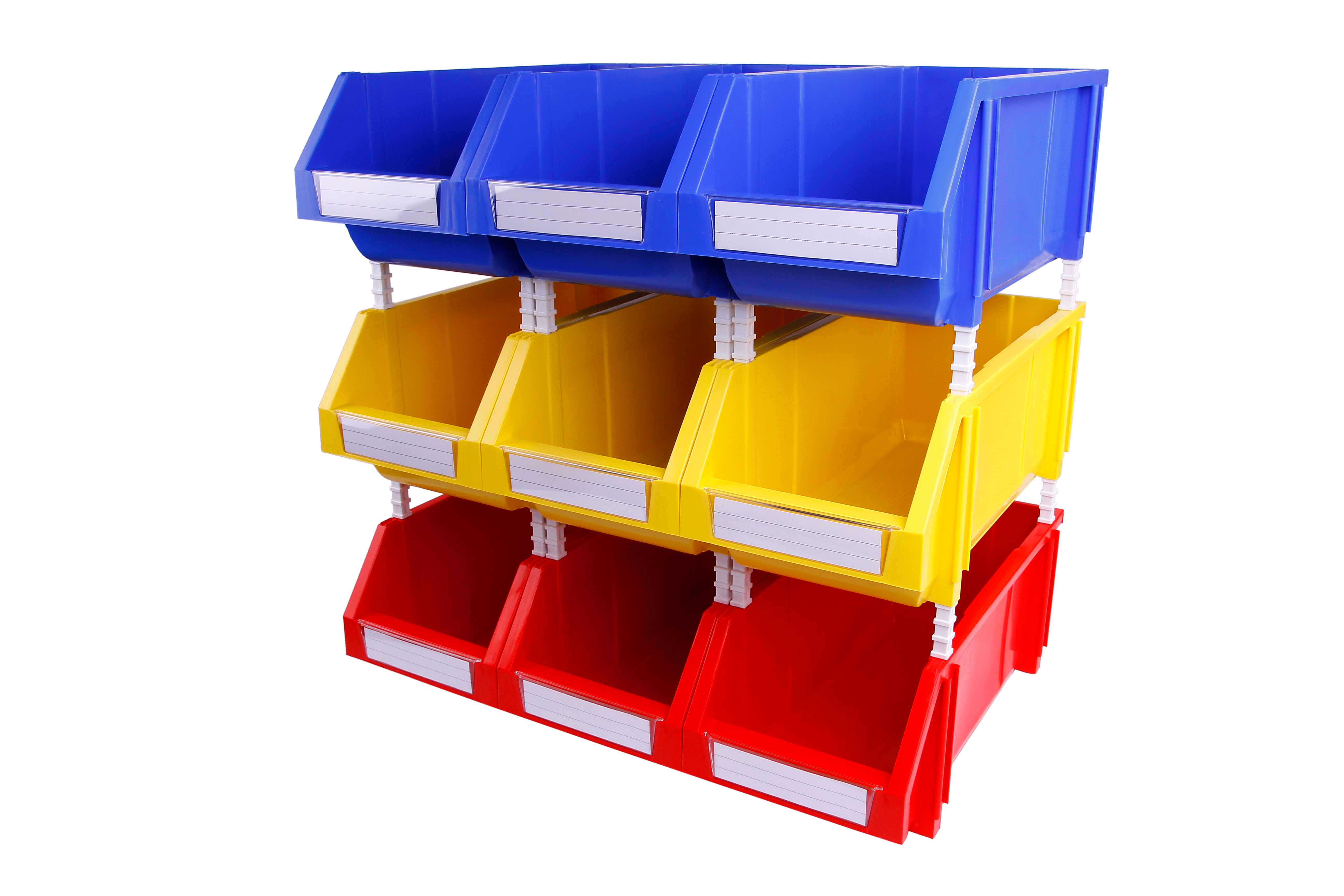 PP Storage Bin Shelving Organizer Plastic Stackable Bins for Storage Multi-functional