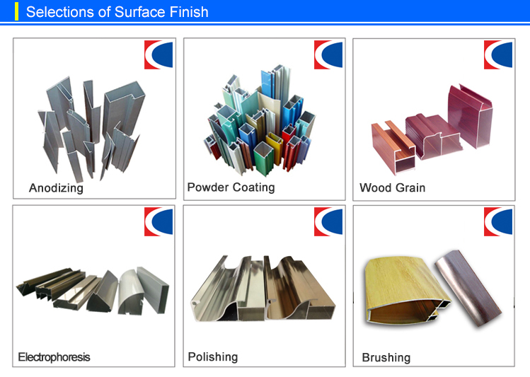 aluminium extrusion profile surface treatment