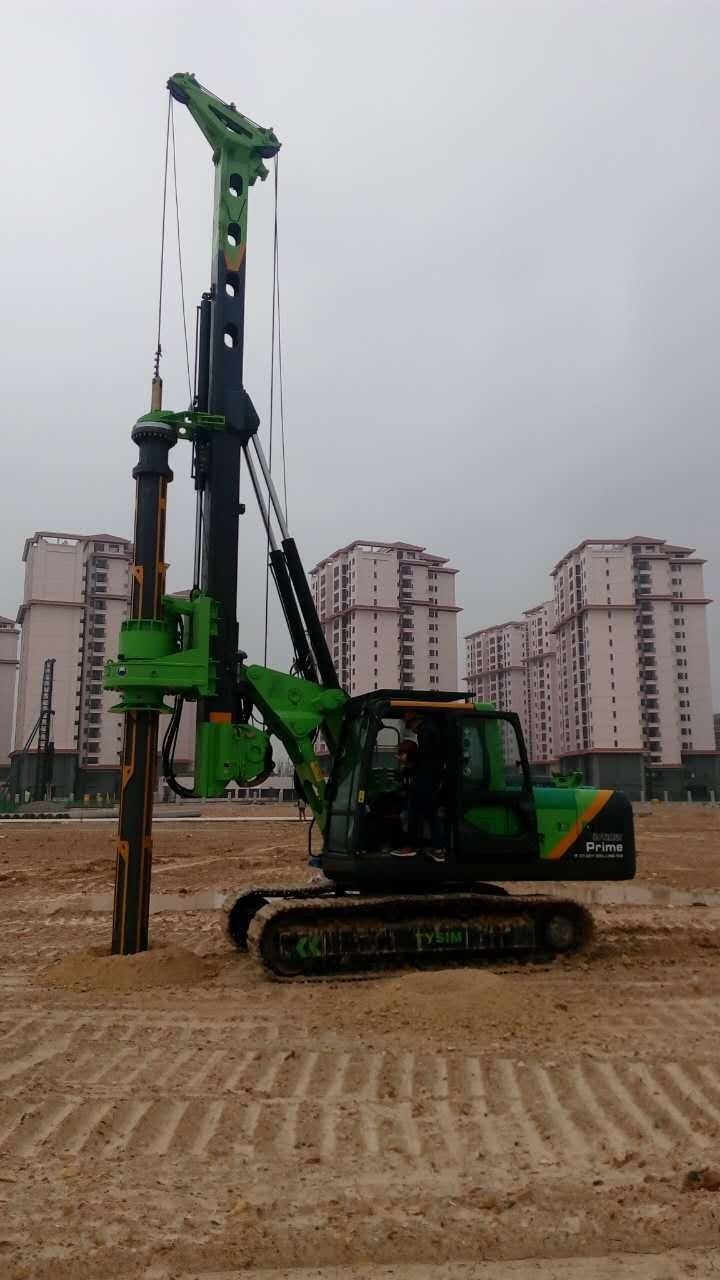 Max Lifting Force 220kN Rotary Piling Rig Rotation Speed 8-30r/min KR60A