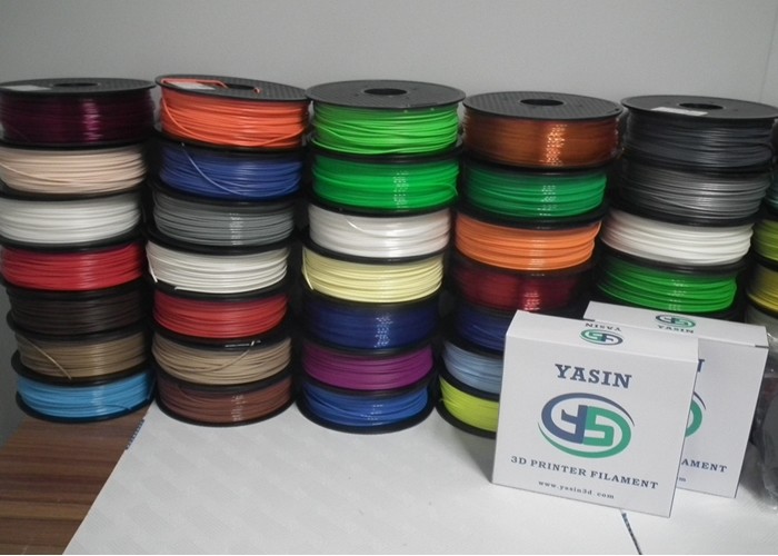 Transparent 3D Printing Filament , Red Color 1kg PLA Filament 1.75mm 2.85mm