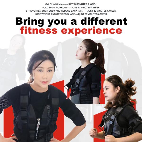 Wireless Ems Training Suit Electric Muscle Stimulator Workout Suit Smart Ems Fitness Gym Ems Training Suit