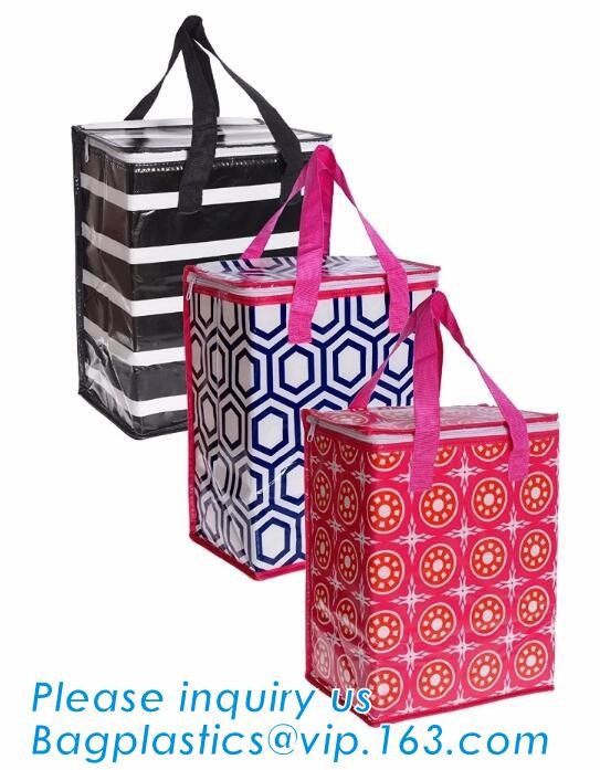 cooler bag waterproof oxford shoulder bag ice pack thermal picnic lunch box vehicle insulation bag for meal drinks pack