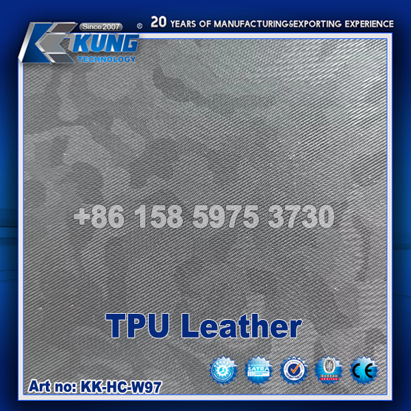 Embossed Printed Shoe Making Materials TPU Synthetic Leather Abrasion Resistant