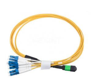 China MPO MTP To LC Breakout Cable Duplex Optic FTTH 8 Core on sale