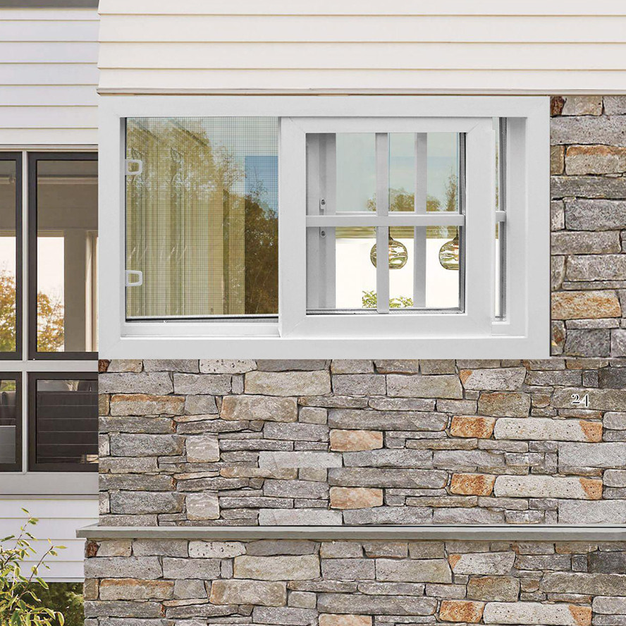 American Reflective Glass UPVC Sliding Window And Door For Enhanced Security
