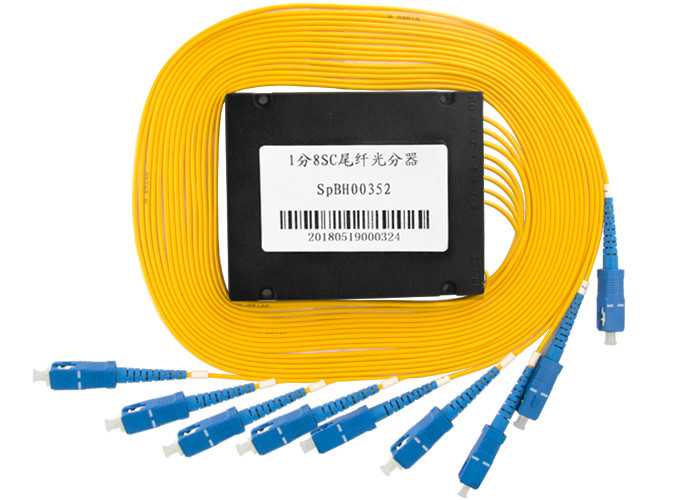 FTTH System Fiber Optic Splitter Box 1X8 Structure with SC UPC Connector