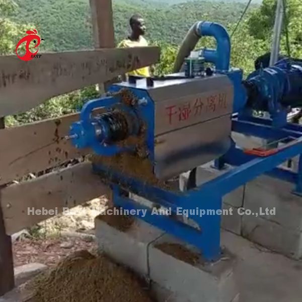 High Efficiency Manure Processing System Poultry Farm Manure Dryer Machine 5000kcal Iris