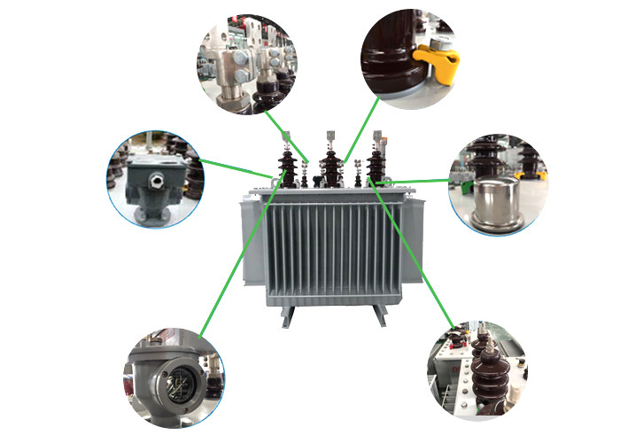 Customized 35kv Oil Immersed Transformer Copper Material Double Winding
