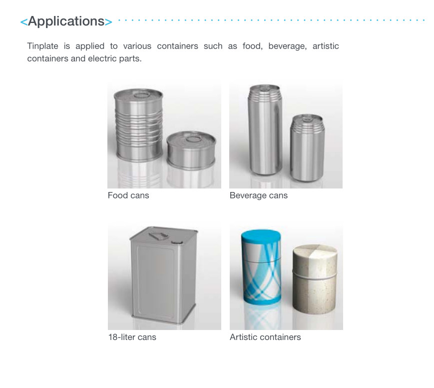 TINPLATE For Food Cans Tin Plated Steel 660-1000mm Width ASTM Welding Tinplate SPTE TFS