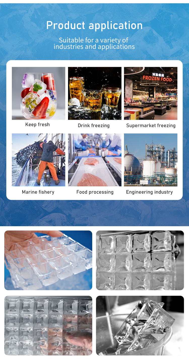 Energy Efficient Commercial Large Ice Cube Maker High Accuracy Automatically