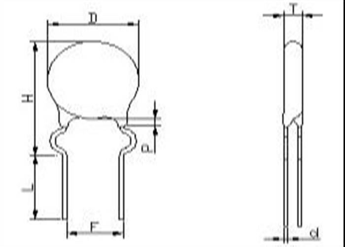 High Performance Inrush Current Limiter Thermistor , Ptc Overcurrent Protection