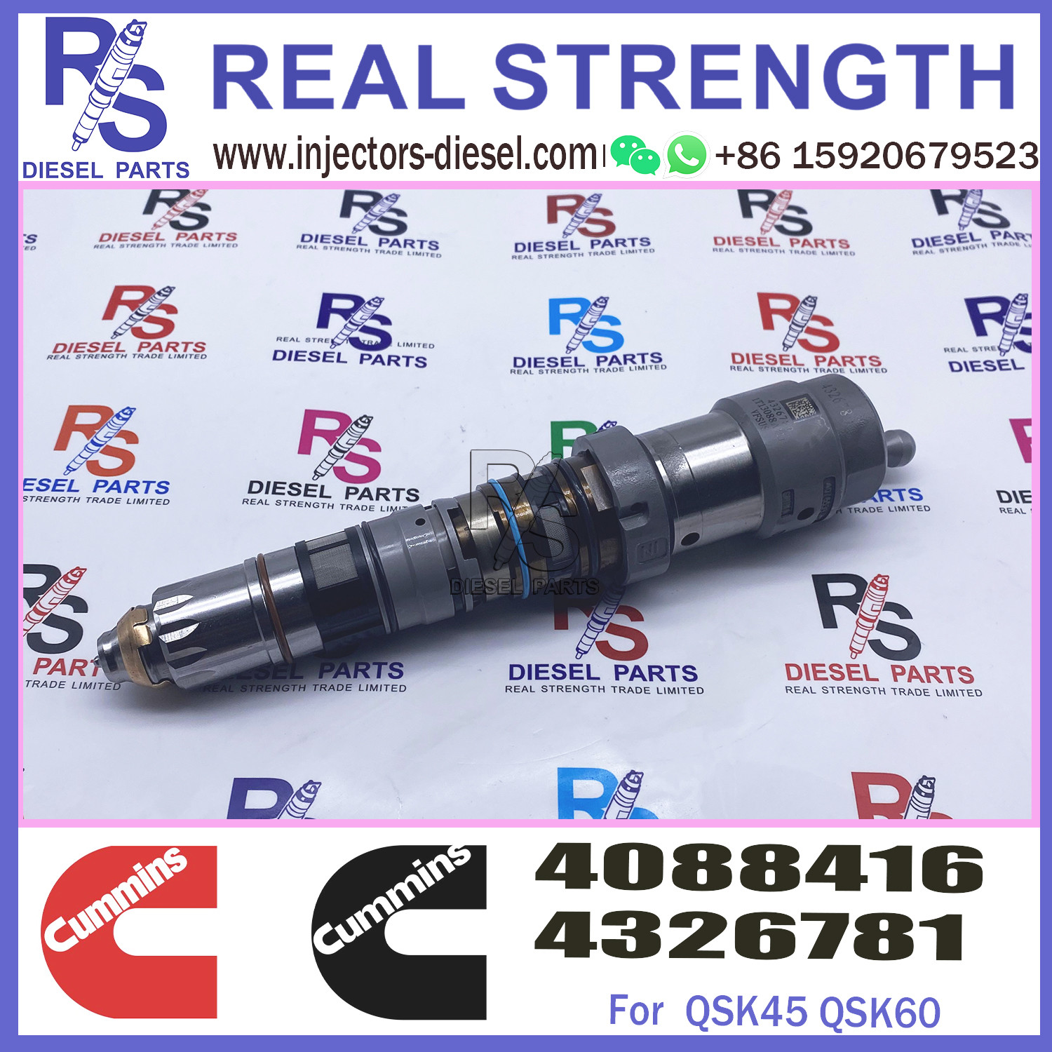 Cummins QSK45 QSK60 Fuel Pump Injector 4088428 4088427 4001813 4326781 4076533