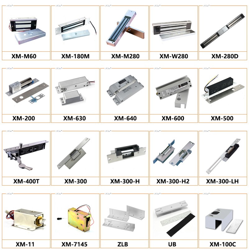 XIMI Cheap Price 280KG 600LBS Magnetic Lock WIth LED For Access Control System XM-M280
