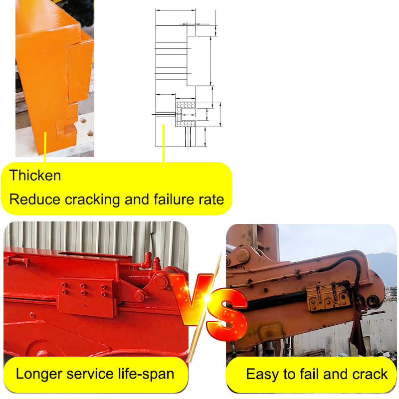 Telescopic Boom Wheel Excavator With Better Welding Performance