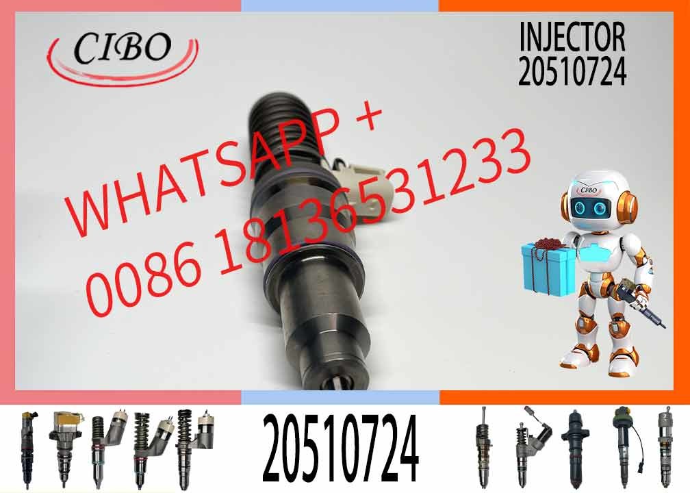 Diesel Engine Fuel Common Rail Injector 20497849 BEBE4D00203 BEBE4D00003 for VOLVO FH12 TRUCK 425 / 435 BHP