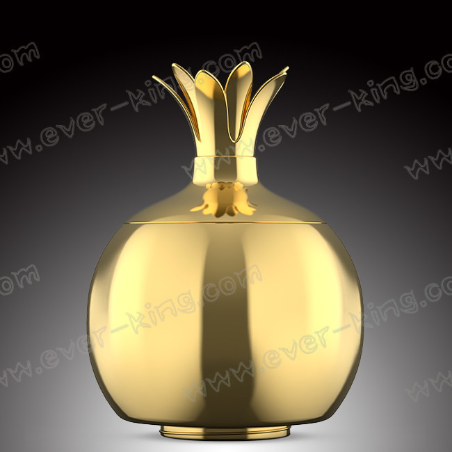 700ML Crystal White Flint Glass Vodka Bottle ISO9001