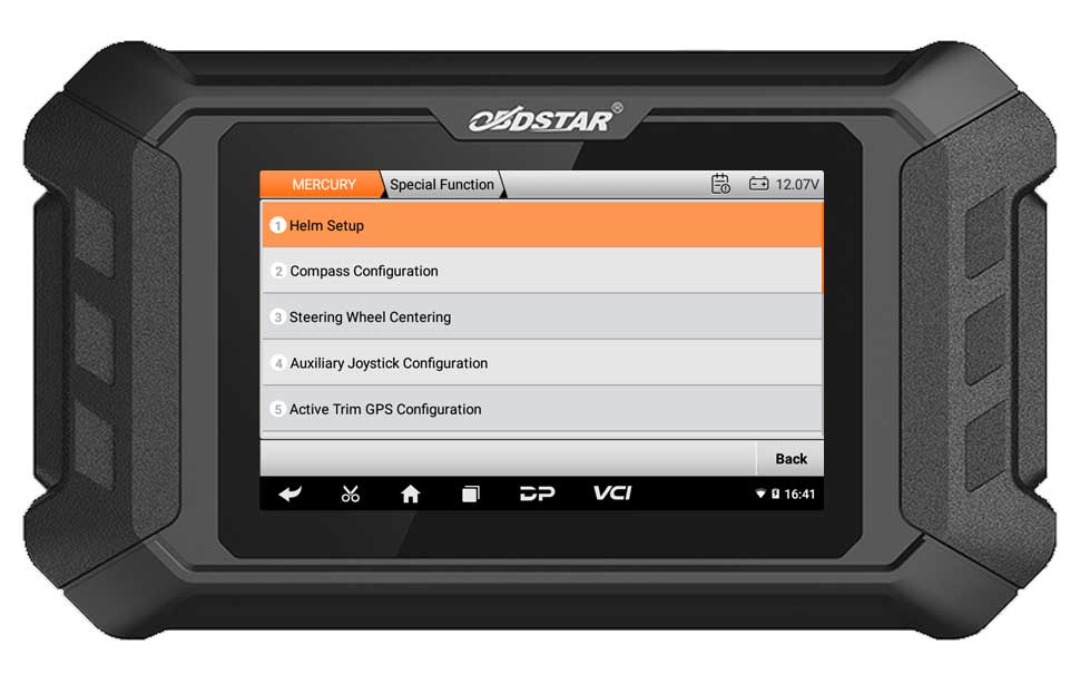 OBDSTAR iScan for MERCURY Marine Diagnostic Tablet with Special Functions Support G3/ DFI 2/ Optimax/ Seapro/ Verado/ 40HP-300HP