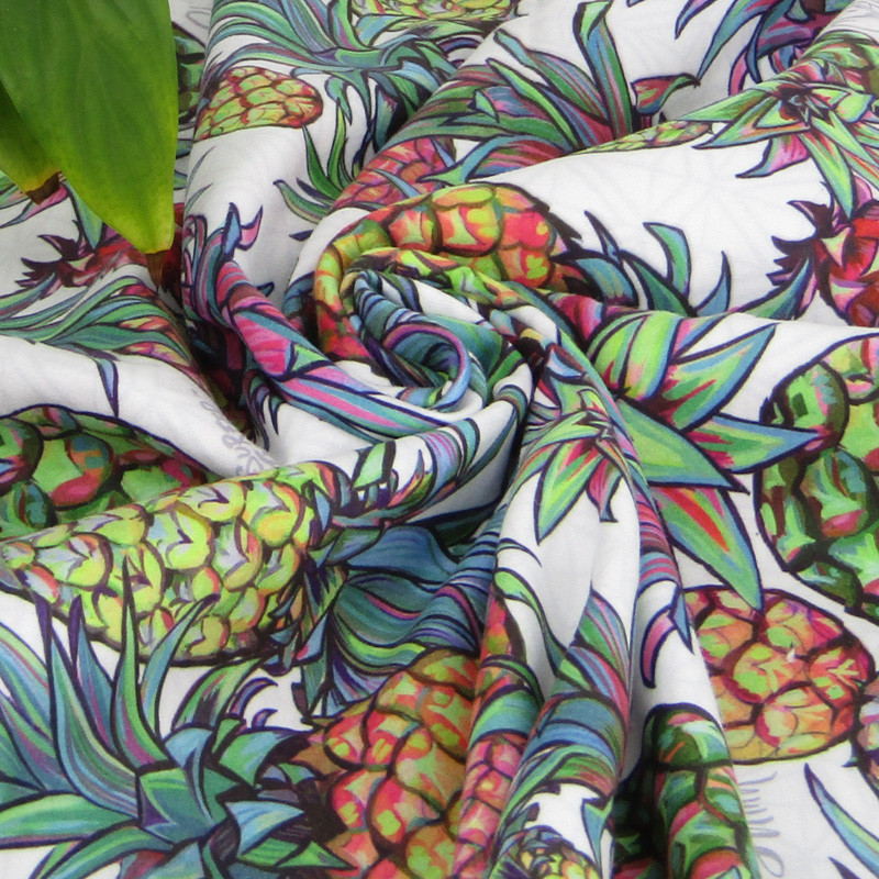 Screen Print Logo Microfiber Beach Towel With Custom Pattern