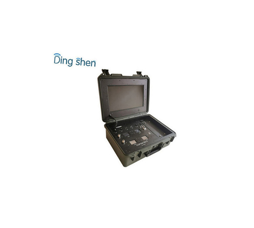 Briefcase Portable COFDM Radios 4 Channel Wireless Hd Receiver With Remote Control