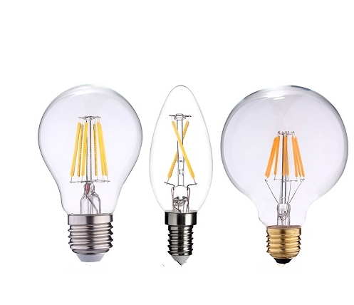 LED light bulb T45 victorian classical Edison vitnage lamp gold color filament led T14 4W