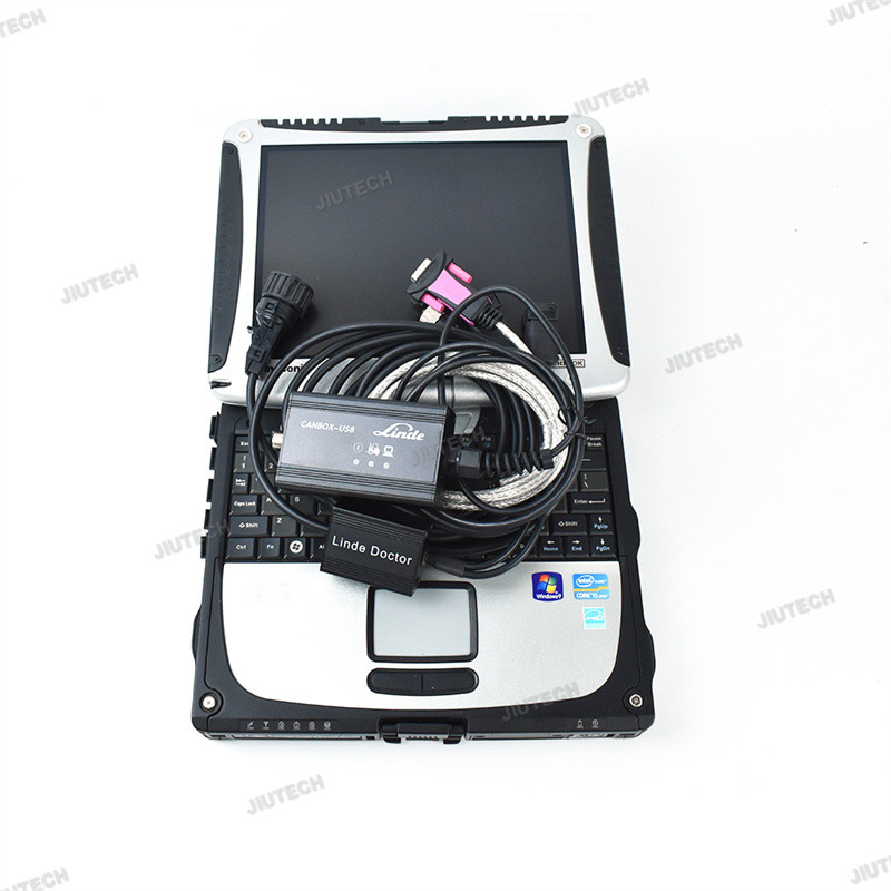 Forklift LINDE LSG Truck Diagnostic Tool for Linde Canbox Doctor Diagnostic scanner Pathfinder Software+CFC2 laptop