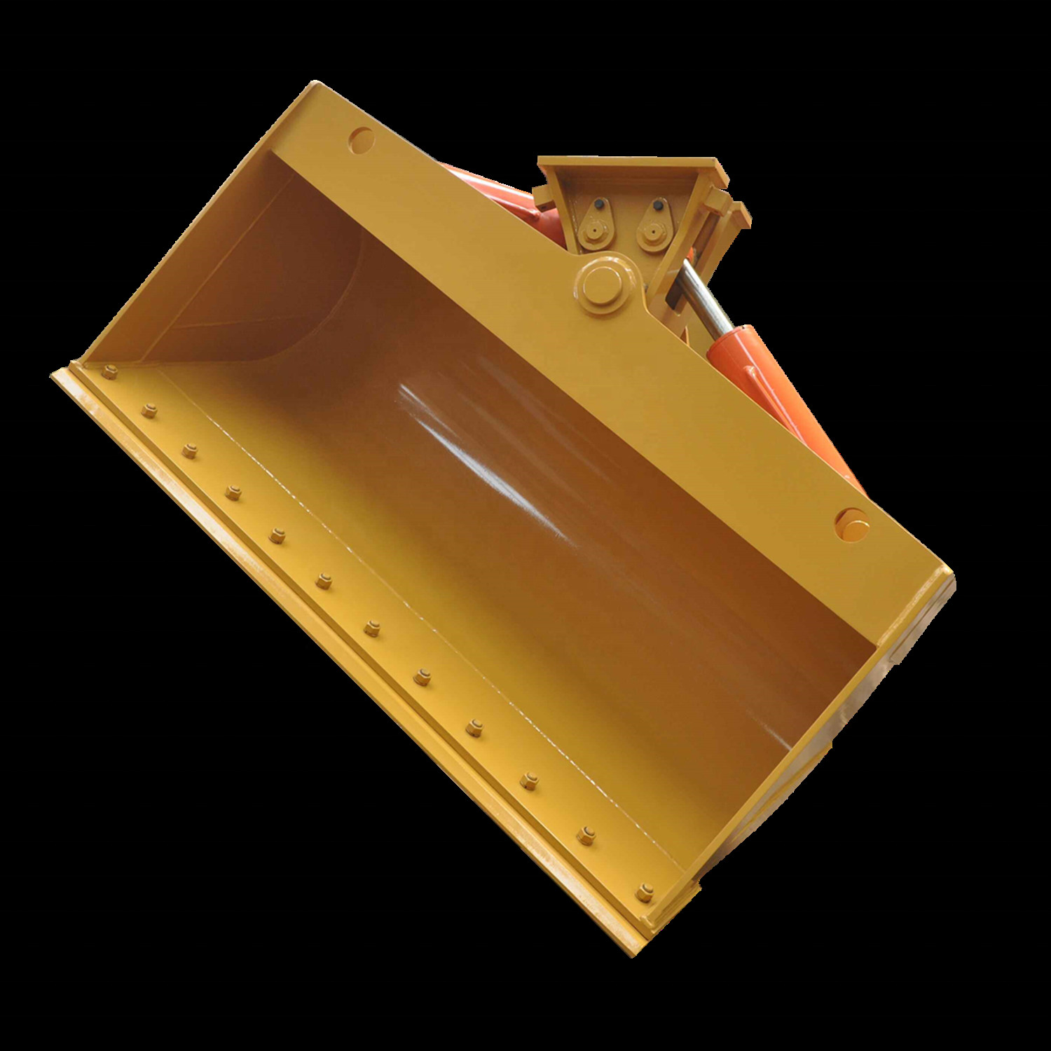 High Strength Alloy Excavator Tilt Bucket With Double Cutting Edges