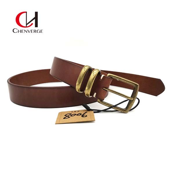 Retro Style Female Leather Belt , Women Genuine Cowhide Leather Belt