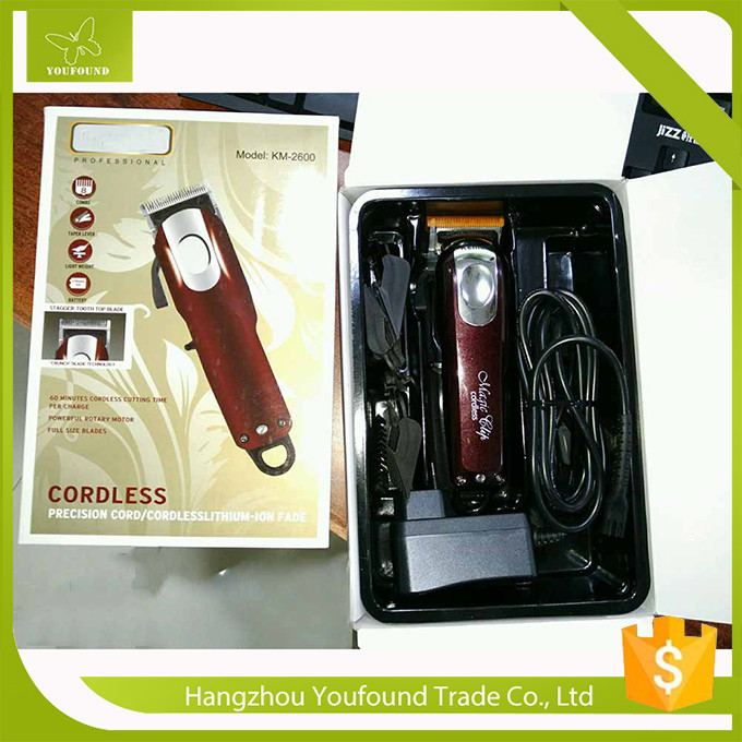 PF-805 High Quality Li ion Battery 150 Minutes Oparation Cordless Hair Clipper Rechargeable Barber Trimmer