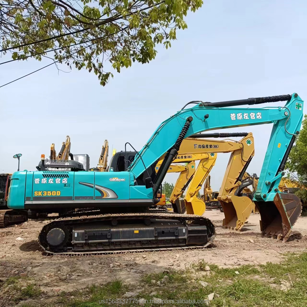 KOBELCO SK350 Excavator with Low Working Hours and Hydraulic Construction Machine