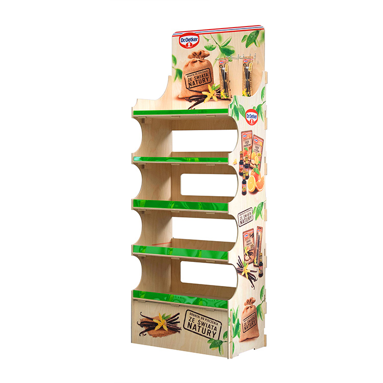 wood display rack