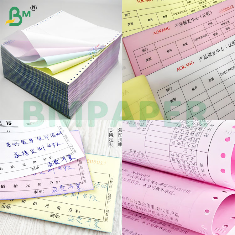 80gsm NCR Paper Copy Paper Rolls CF CFB CB Available 44cm Width
