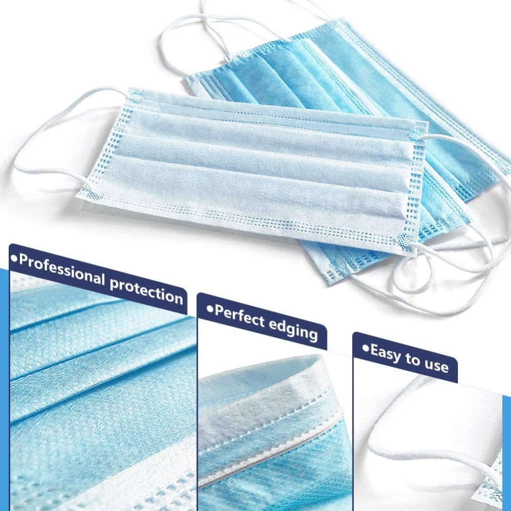 Sterile 3 Ply Disposable Face Mask Comfortable Disposable Medical Face Mask