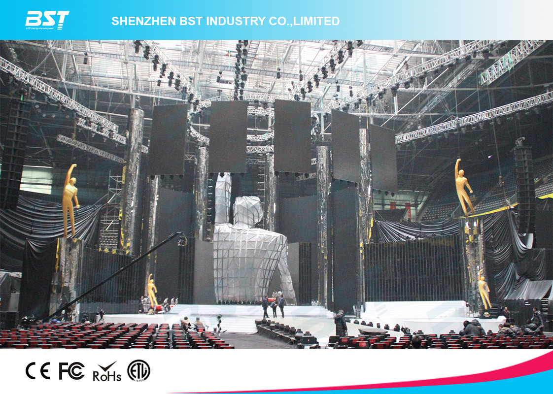 P3.91mm LED Backdrop Screen Rental 1920hz Refresh Rate For Concert Show