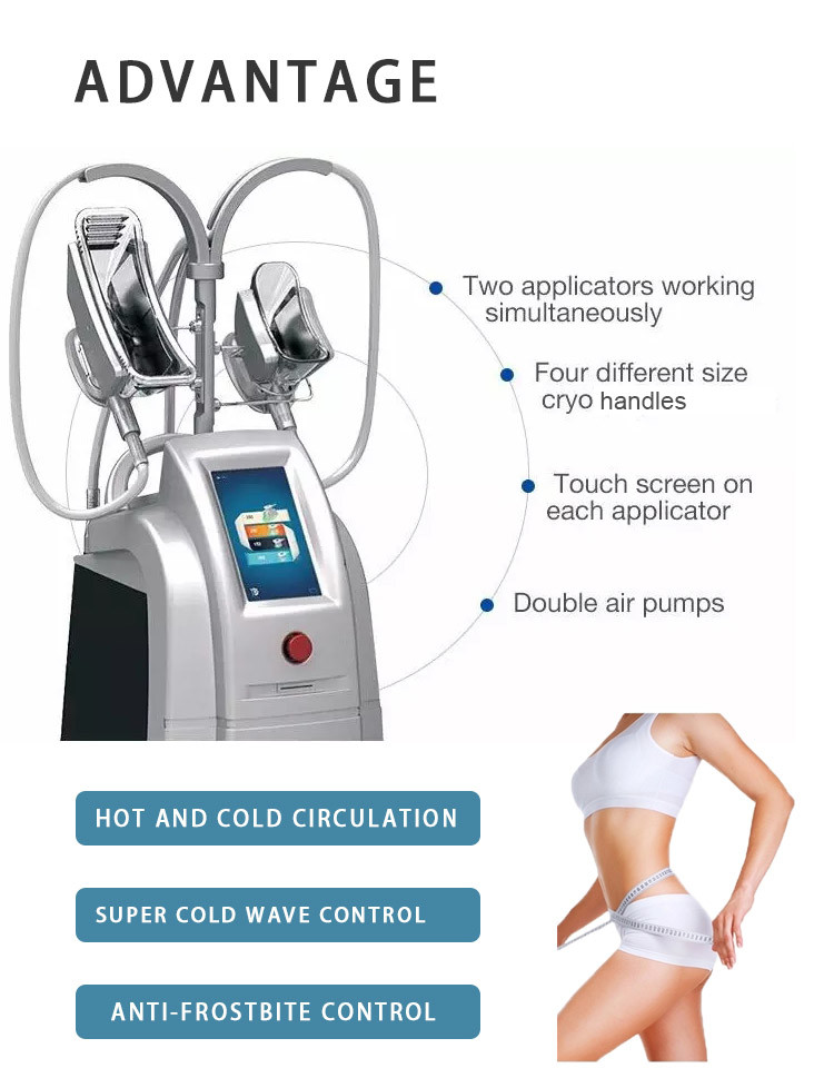 LF-202 4 handles fat reduce cryotherapy cryolipolysis slimming machine for sale