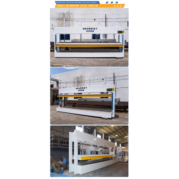 50T / 80T / 100T Melamine Press Machine 5.5Kw Particle Board Press Machine