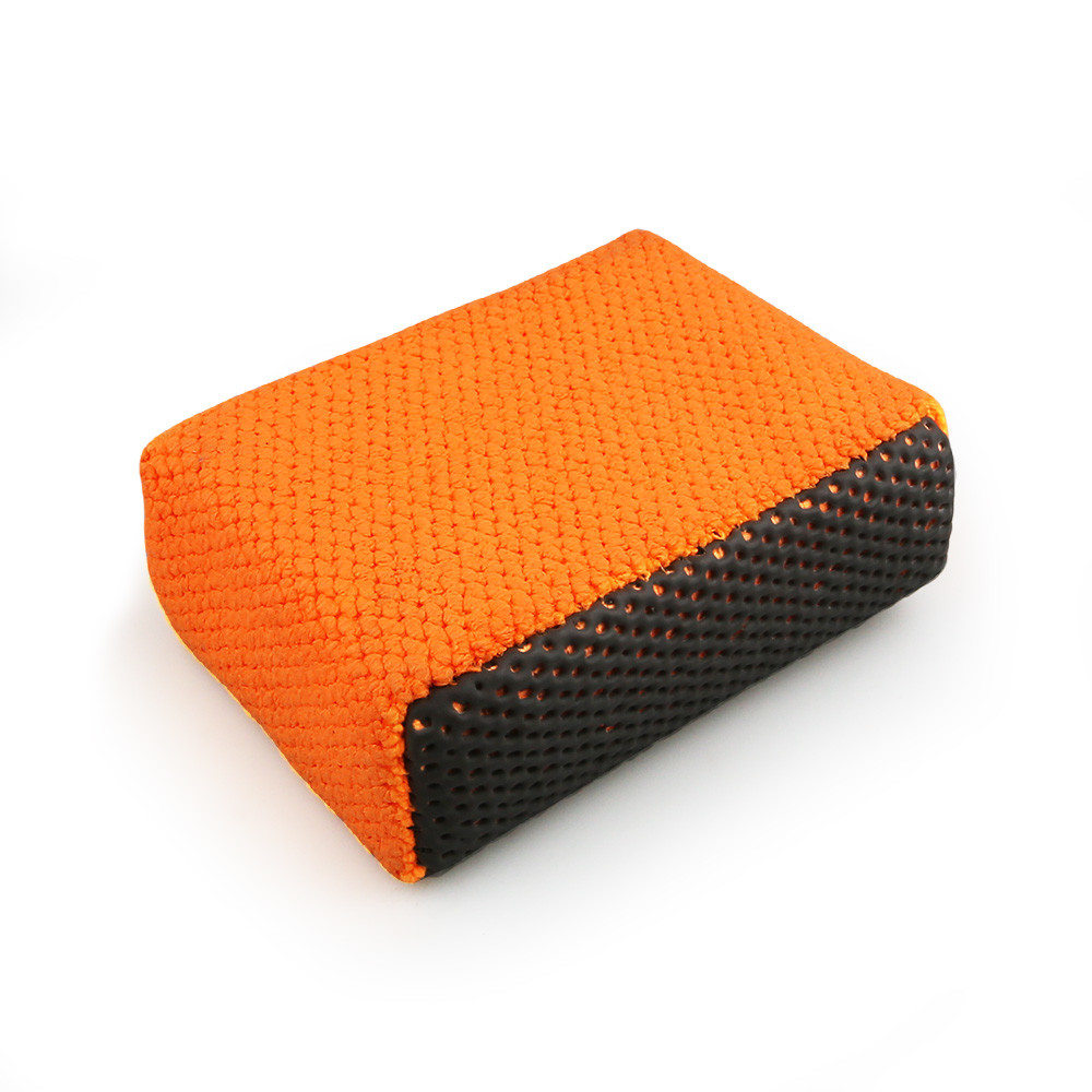 Square Yellow Clay Block For Auto Detailing Remove Contaminants Without Lub