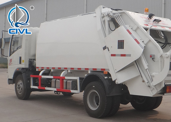 8m3 Road Sweeper Trash 4x2 Compactor Truck For Dust Removal Euro 2 Euro 3 garbage truck with compactor