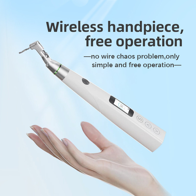 White Dental Universal Implant Torque Wrench Portable Wireless