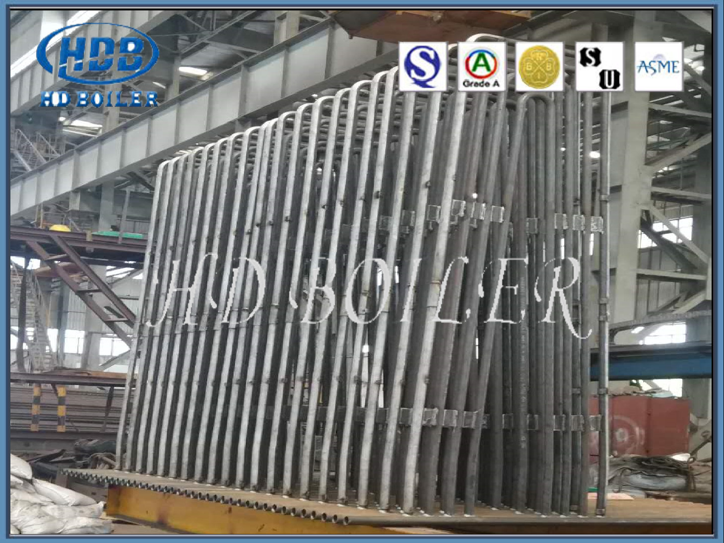 ASME Certification Boiler Air Preheater In Thermal Power Plant Tubular Alloy Stainless