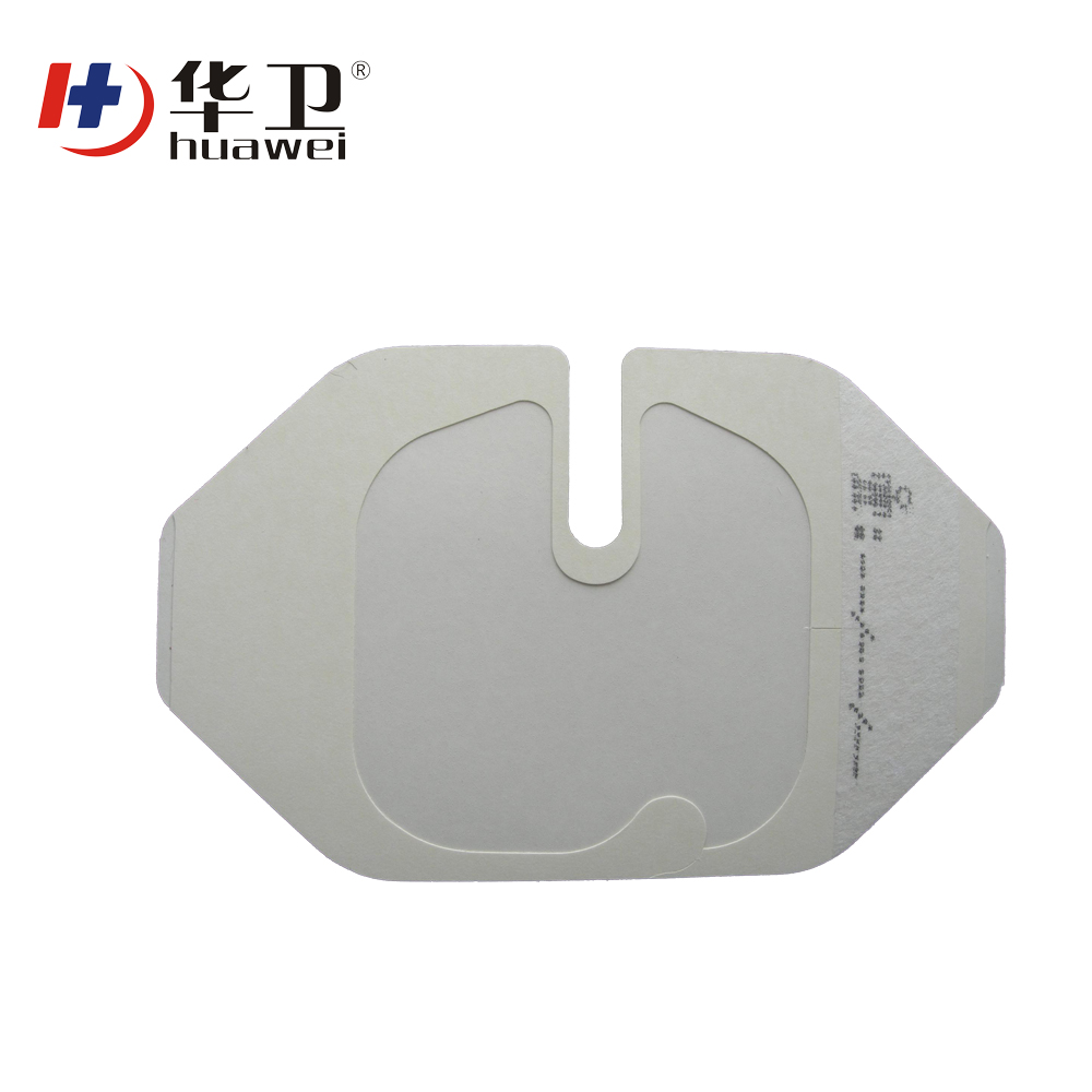 Medical I.V. catheter nonwoven dressing for fixing cannula