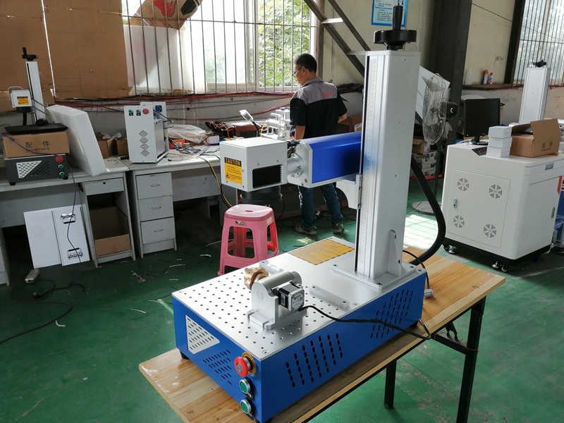 All In One 30w 50w Raycus Fiber Laser Marker Machine