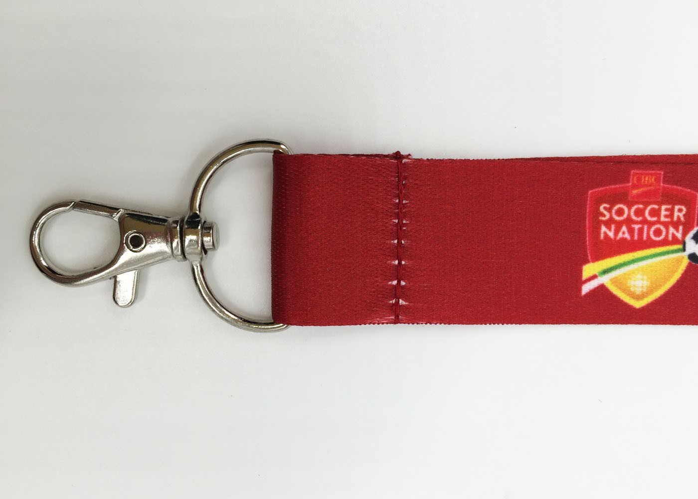 Durable Yellow Trade Fair Dye Sublimation Lanyards With Breakaway Safety Feature