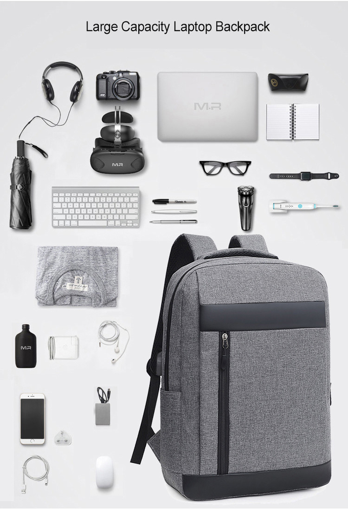 Black ODM Unisex Backpack Sets Business 3 In 1 Laptop Backpack Set School