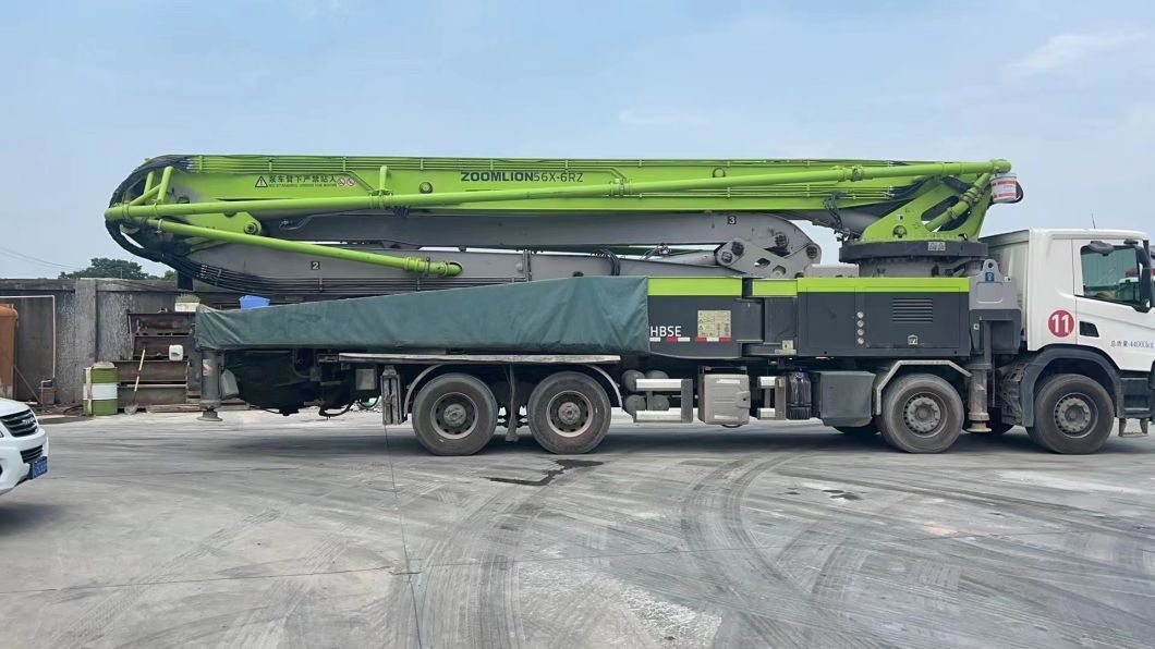 2020 Zoomlion 56m Concrete Boom Pump Truck Mounted Pump Machine Equipment Concrete Pump Truck