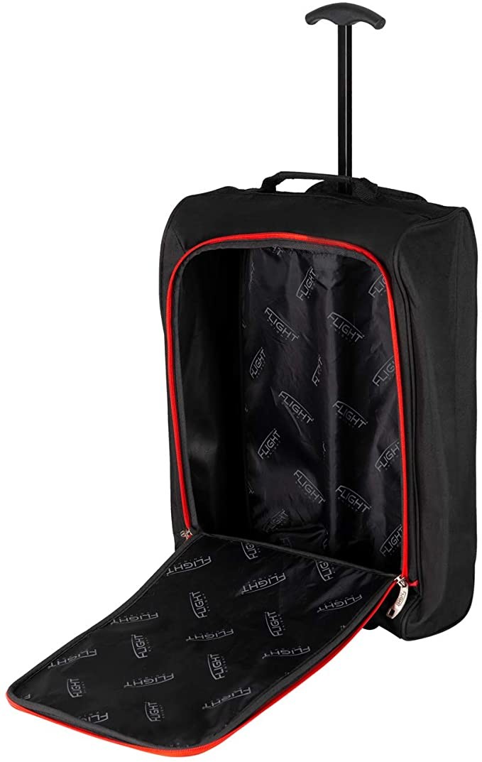 20L 210D Polyester Lining Soft Trolley Luggage 55x40x20cm