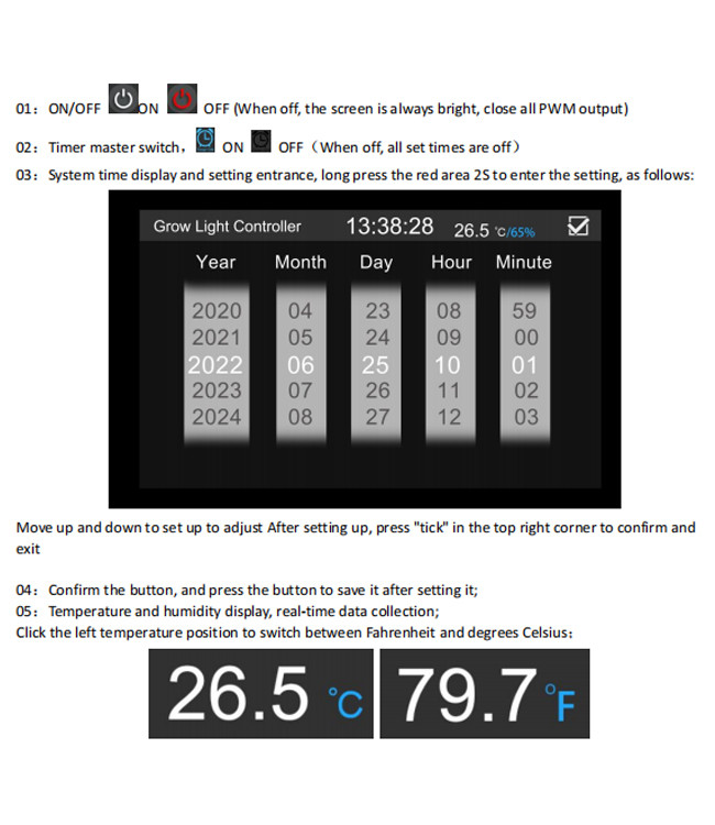High-Performance LED Grow Light Controller with Timer for Improved Indoor Farming