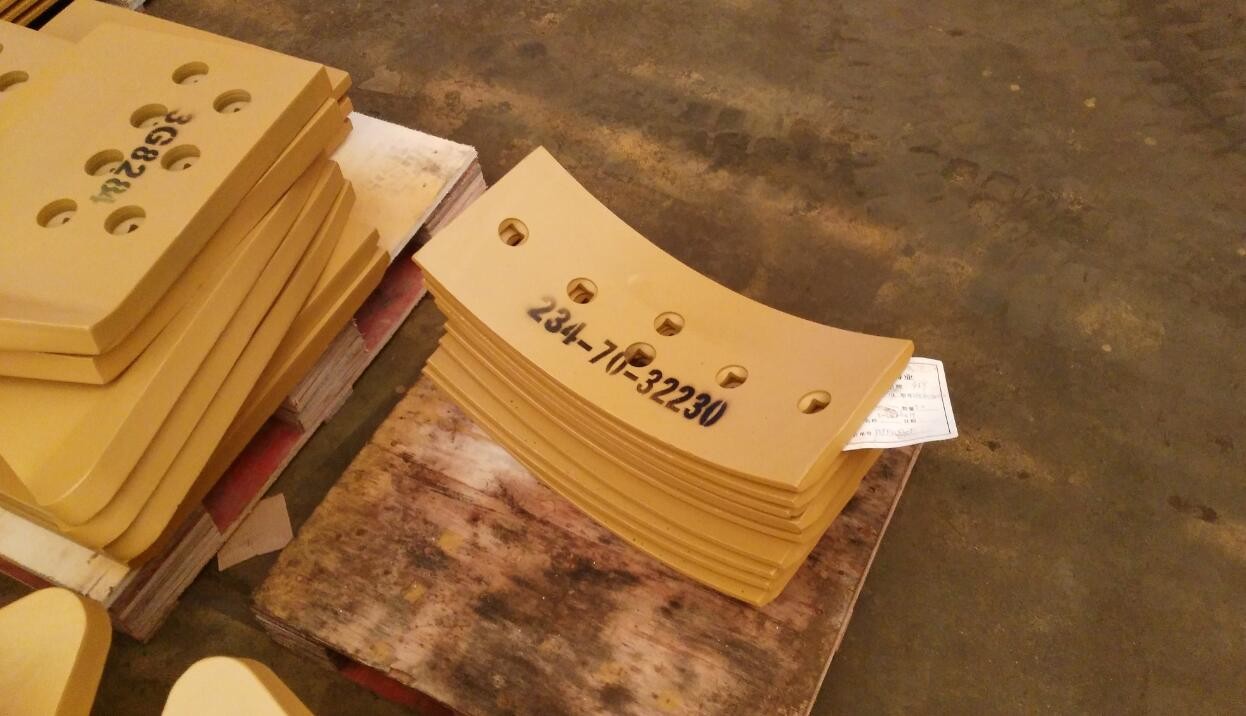 Wheel Loader Grade Blade 6Y5540 , Double Beveled Cutting Edges