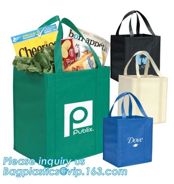 non-woven promotional shopping bag ultrasonic non woven bag, Custom printed tote non woven bag shopping shoulder bag pri