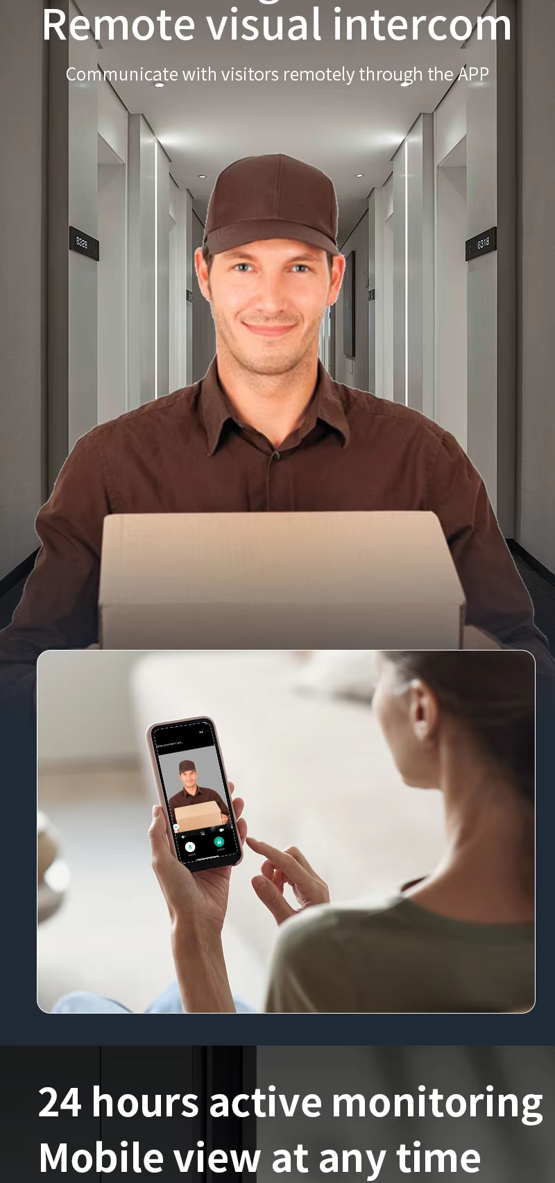 Qleung S959MAX Face Biometric Video Calling Fingerprint Recognition Key Card Tuya App Fully Automatic Smart Door Lock