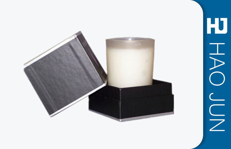 Waterproof Custom Rigid Gift Candles In Boxes Cylinder Shape With Art Paper Materials